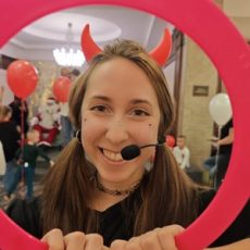 Mikulás krampusszal Mikulás krampusszal